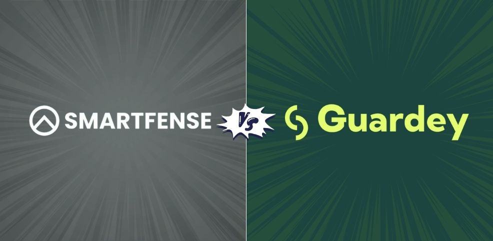 Imagem comparativa entre SmartFense e Guardey, duas alternativas de plataformas de conscientização em cibersegurança.